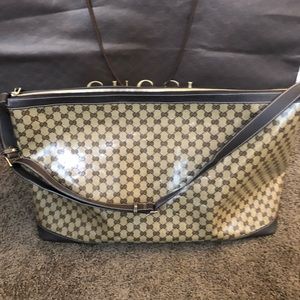 💯Gucci Crystal GG XLarge Weekend Carry On